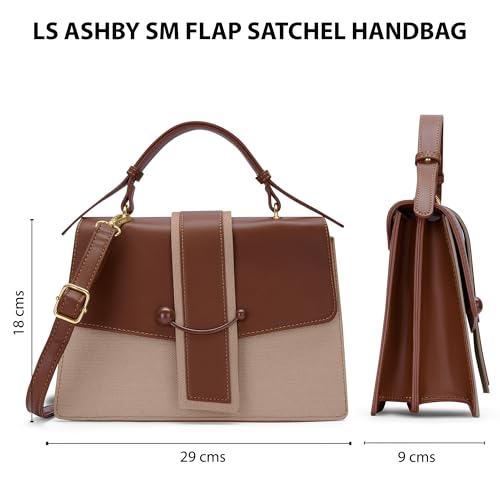 Lavie Signature Women's Ashby Satchel Bag | Satchel Handbag for Work | Ladies Purse | Stylish Shoulder Bag | Gift for Women