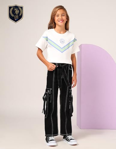 U.S. POLO ASSN. Baby Girl's Relaxed Jeans (8909113321403 Black