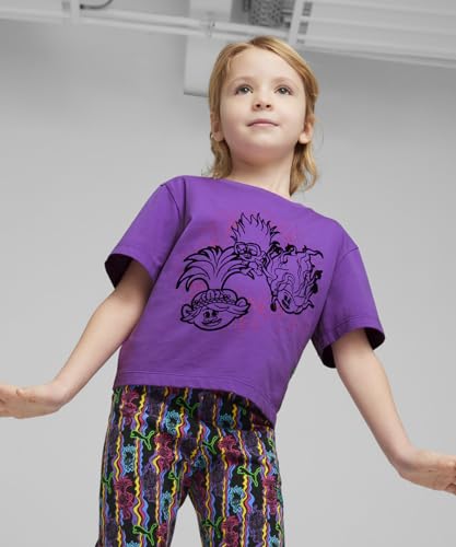 Puma Girl's Relaxed Fit Tees (624854_Ultraviolet