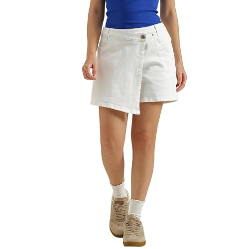 United Colors of Benetton Solid Regular Fit Skorts