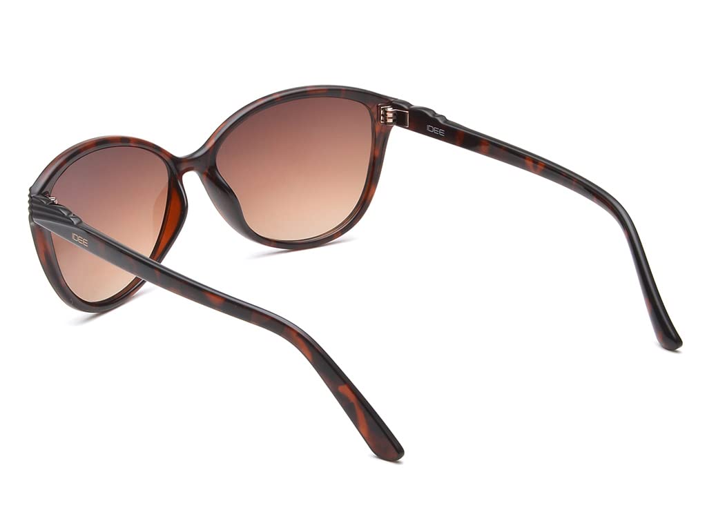 IDEE Gradient Butterfly Women's Sunglasses - (IDS2542C5SG|57|Brown Color Lens)