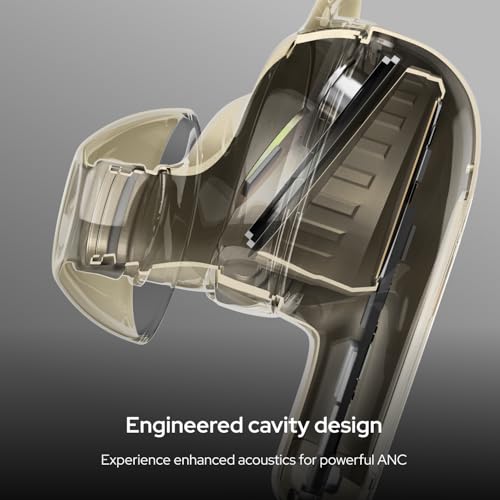Noise Master Buds 2 with Sound by Bose Truly Wireless Earbuds (2026),51dB Adaptive ANC, Hi-Res LHDC Audio,360° Spatial Audio with Head Tracking, 6-mic ENC, Dual Pairing, Fast Charge & BT v6.1 (Aurum)