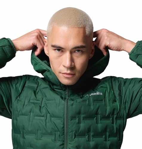 Columbia Men Green HEAT SEAL Delta Ridge II Down Jacket, XL