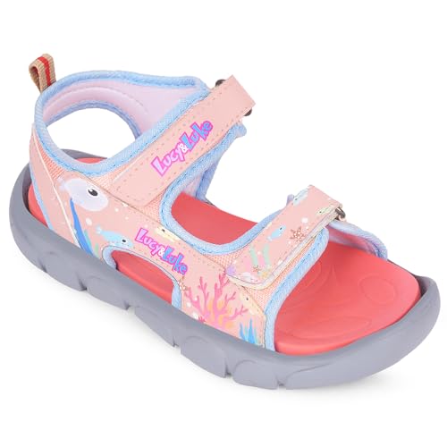 Liberty Lucy & Luke HOPNPLAY-E Pink Casual Sandal for Kids - 13C