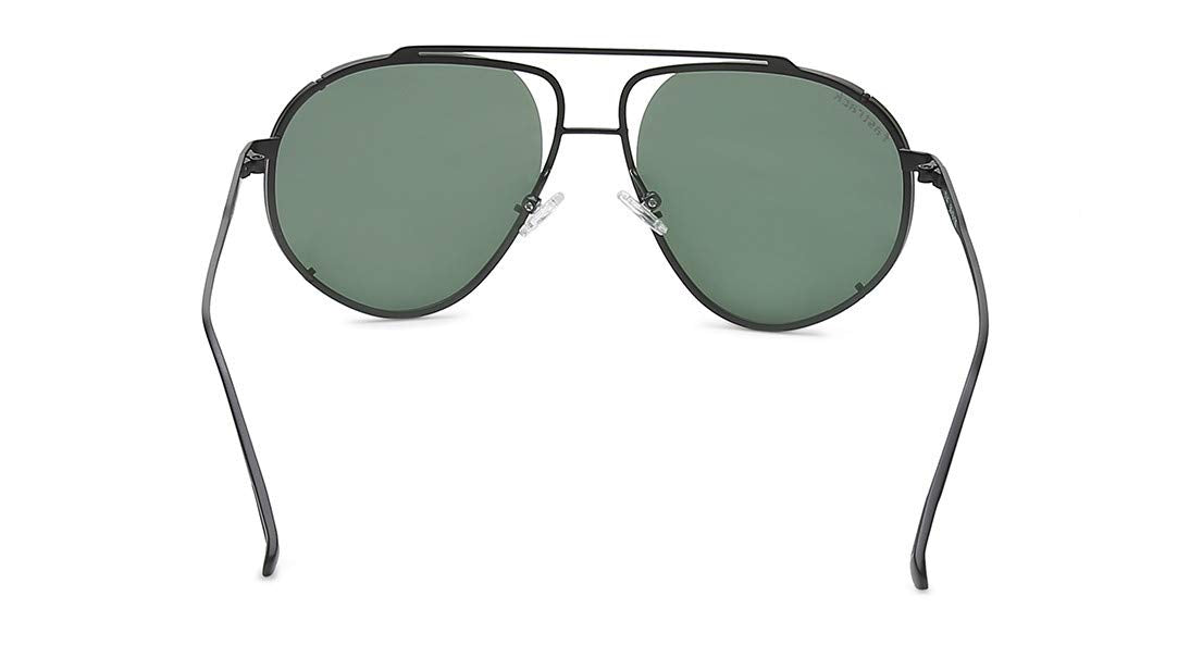 Fastrack Green Aviator Polarised Sunglasses for Men