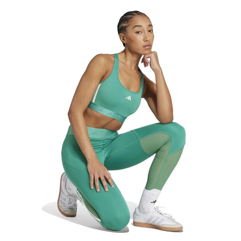 adidas Womens Sport Bra | Pwr Ms Hyglm | Green | Size-L |