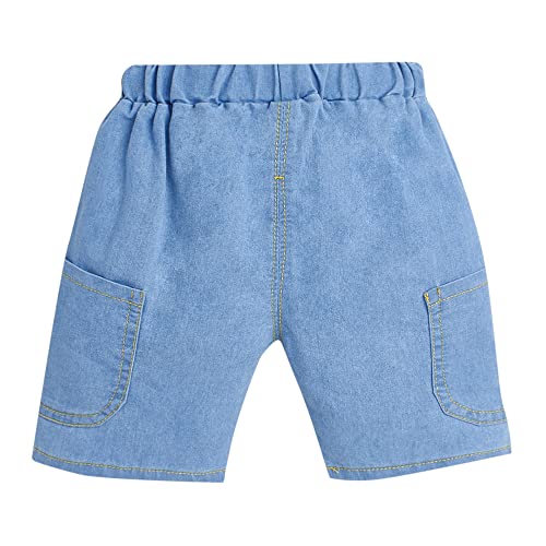 Hopscotch Boys Cotton Graphic Print T-shirt And Shorts Set in Red Color For Ages 3-4 Years (WER-4065077)