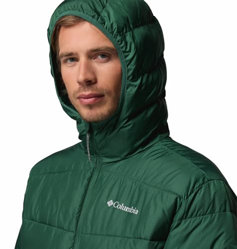 Columbia Men Green OmniHeat Reflective Fivemile Butte II Down Jacket, S