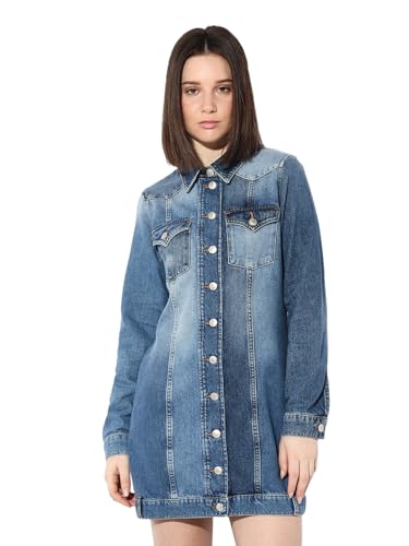 ONLY Women Blue Shirt Dress