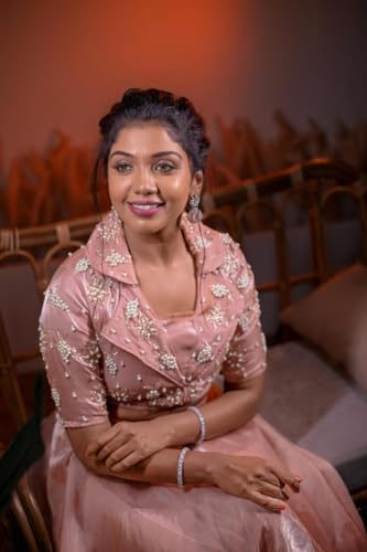 Women’s Designer Lehenga Set – Heavy Aari Work Embroidered Crop Top with Flared Skirt for Wedding