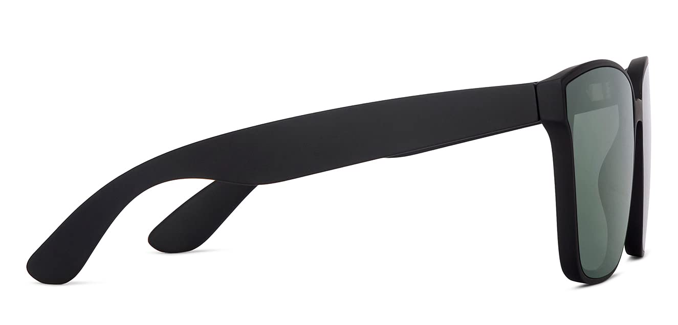Vincent Chase HAVANA By Lenskart | Full Rim Square Branded Latest and Stylish Sunglasses | Polarized and 100% UV Protected | For Men & Women | Large | VC S14526