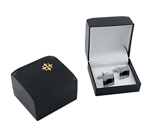 Zivom® Glossy Knot Gold Silver 18K Gold Office Formal Shirt Blazer Cufflink Pair Men Gift Box