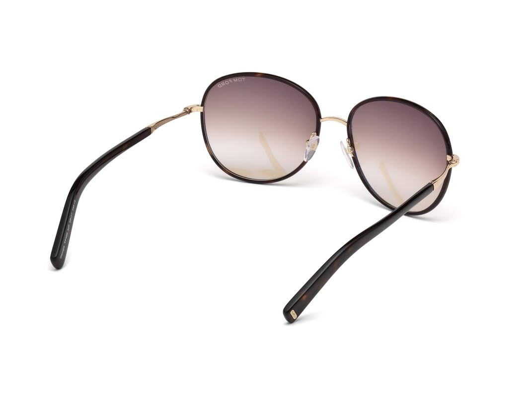 Tom Ford UV Protected Brown Geometric Full rim Sunglasses for Women - FT0498 59 52F