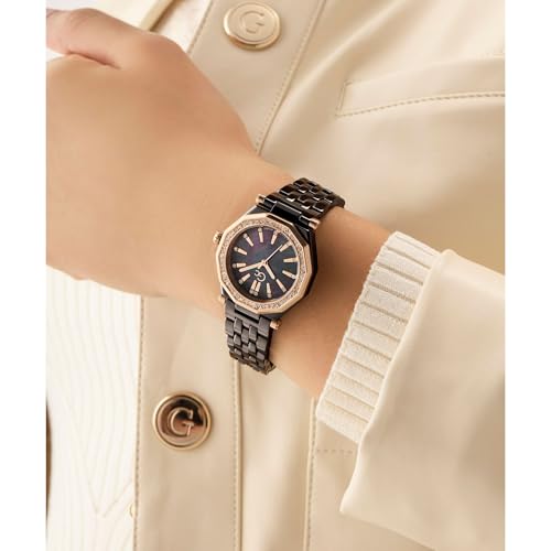 GUESS Collection Gleam Black Round Dial Analog Women's Watch - Z59002L2