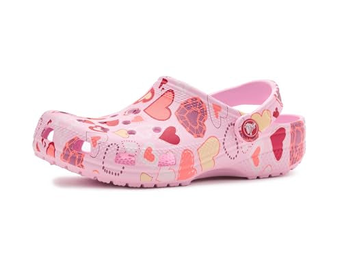 Crocs Classic Vday Kids Clog (Color-Pink | Size-1)