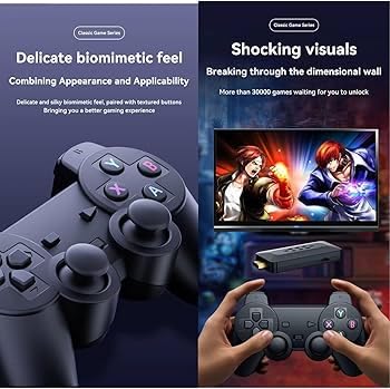 (GPZ) Pro Stick OG 37100+ Built-in Games Retro Classic 2D 3D HD | 2 WIRELESS GAMEPAD | PLUG & PLAY VIDEO GAME 64GB