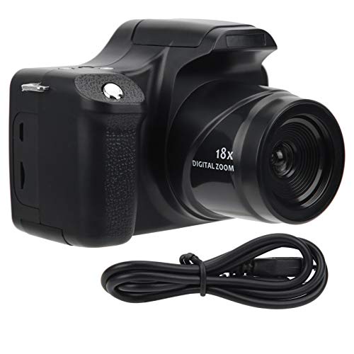 Ubervia Point & Shoot Digital Cameras - Digital Camera18X Digital Zoom 24MP Photos HD Video 3In LCD HD Screen Video Camera 32GB Memory Card CMOS 5MP Builtin Flash USB Charging Long Focal Length 1500Ma