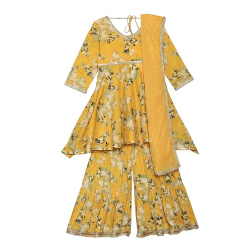 BIBA GIRL PRINTED RELAXED KID(KW5085_YELLOW_9)