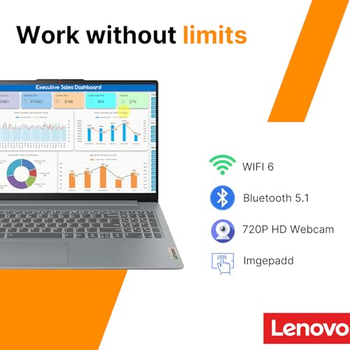 Lenovo IdeaPad Slim 3i • 15.6" FHD Laptop with Microsoft Office 365 • Intel 4 Cores • 128GB SSD • DDR5 • Quick Setup, Lightweight • Win 11