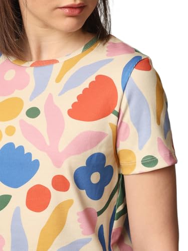ONLY Women Regular Fit Multicolor T-Shirt
