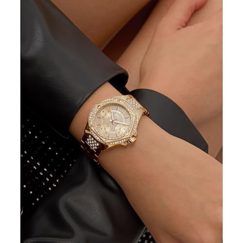 GUESS Analog Champagne Dial Women's Watch-GW0878L2