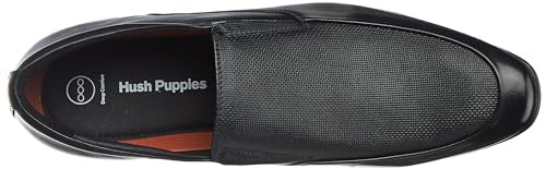 Hush Puppies Men's Theodore Slip-ON Formal Shoes (8546195_Black_8 UK)