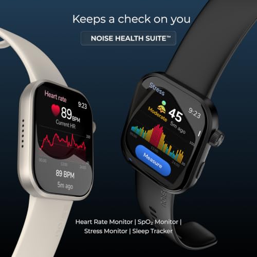 Noise ColorFit Ultra 4 Square Dial Smartwatch with BT Calling, 1.96" AMOLED Always-On Display, AI Transcription & Voice Commands, Metal Body, 10m Water Resistant, Heart Rate Monitor (Sage Green)