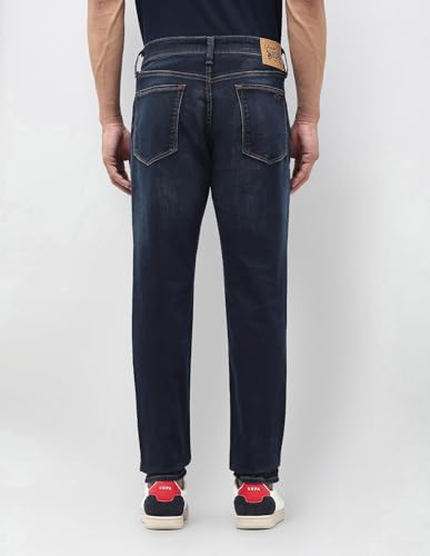 U.S. Polo Assn. Denim Co. Men's Brandon Slim Tapered Fit Blue Jeans (UDJEN1832_Blue_40)