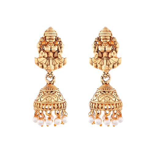 VOYLLA Aishwarya Temple Necklace Set For Women| Ethnic Necklace Sets|Gift For Women|Ethnic|For Sister|For Lover