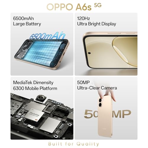 OPPO A6S 5G Smartphone 4GB+128GB Gold