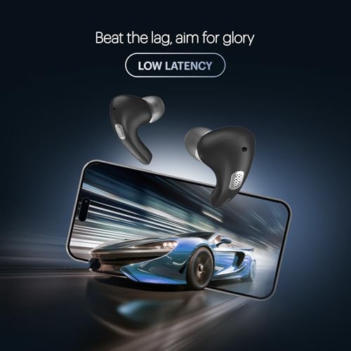 Noise Newly Launched Buds E1 V2 in-Ear Truly Wireless Earbuds with Pebble Grain Design, 35H of Playtime, Quad mic ENC,10mm Driver, Low Latency, BT v5.3 (Dune Beige)