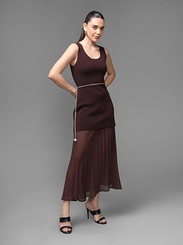 Kazo Beverly Maxi Dress (Brown_L)