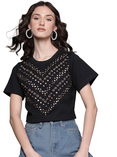 Label RITU KUMAR Black Paulina Top