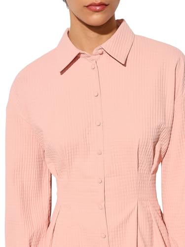 ONLY Women's Fit and Flare Pink Dress