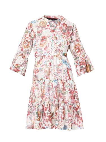 VERO MODA Women's Fit and Flare Multicolor Dress