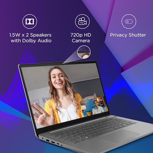 Lenovo Ideapad 3 12Th Gen Intel Core I3-1215U (16GB RAM/512GB SSD/Windows 11/MS Office 2021/14 Inch (35.5Cm)/Backlit Keyboard/3Months Game Pass/Arctic Grey/1.43Kg), 82RJ00FFIN Laptop
