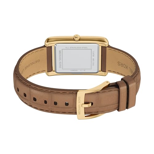 Michael Kors Essex Brown Quartz Leather Watch MK7584