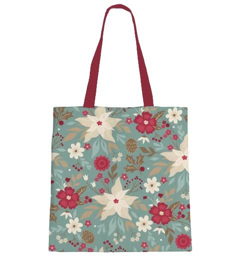 Purple Tree Canvas Tote - 1 Pc, Women's Printed Canvas Tote, Stylish Bags