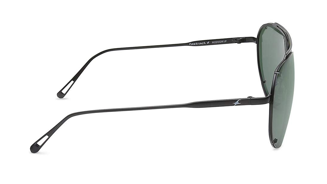 Fastrack Green Aviator Polarised Sunglasses for Men