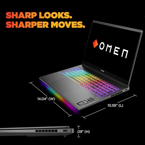 HP Smartchoice Omen 16 Max, AMD Ryzen AI 9 HX 375, 12GB RTX 5070 Ti, 32GB DDR5, 1TB SSD, 2K,165Hz, 400 nits,3ms, IPS, 16''/40.6cm, Win11,Office24, Shadow Black, 2.71kg, ak0070ax, RGB Gaming Laptop