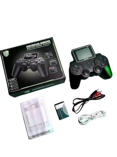 New World S10 Handheld Game Console,Classic Retro Video Gaming Player Colorful LCD Screen USB Rechargeable Portable Game Console with 520 in 1 Classic Old Games Best Toy Gift for Kids- Black