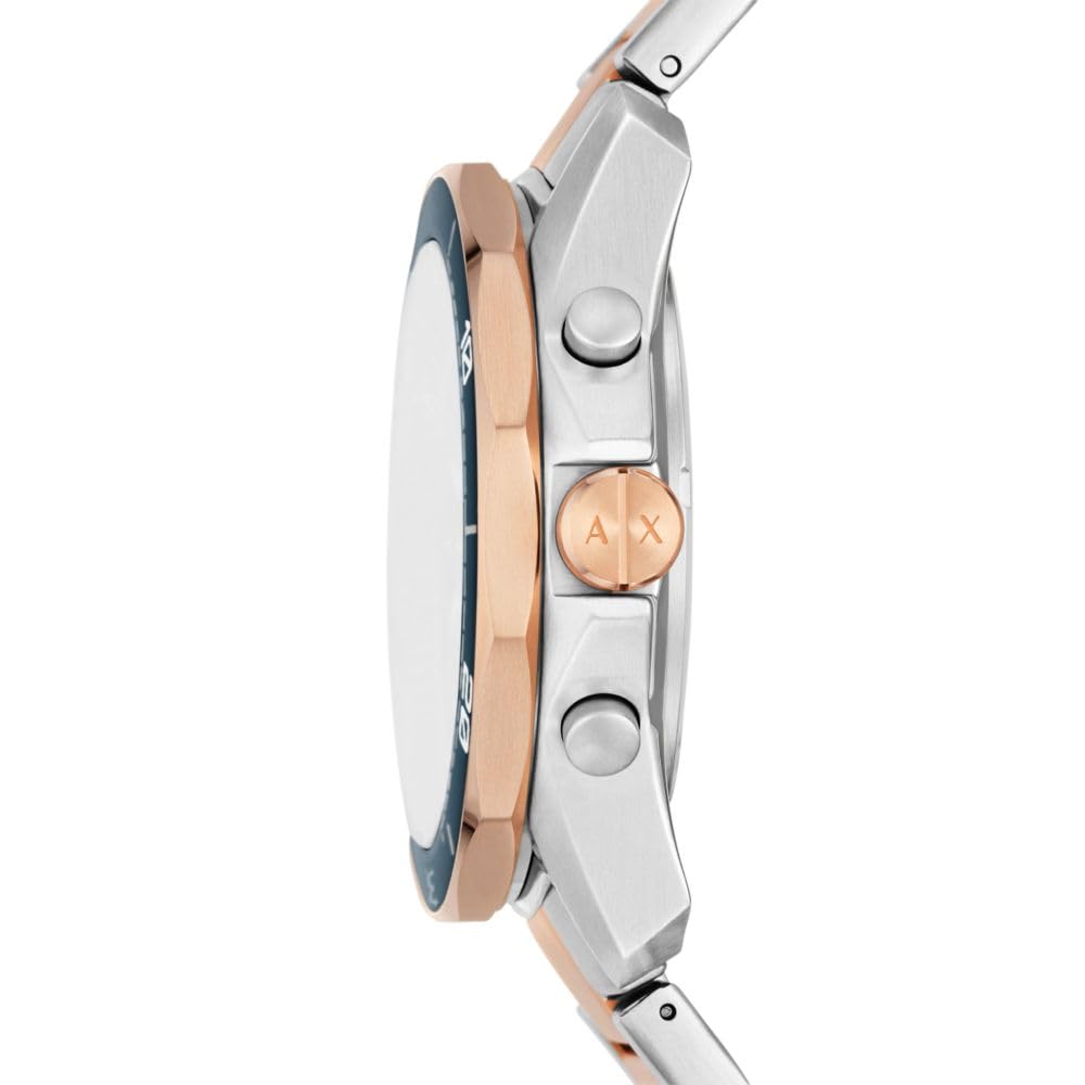 Armani Exchange Analog Blue Dial Men's Stainless Steel Watch-AX1965