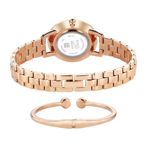 Titan Raga Glimmers Quartz Red Round Dial Women's Watch | Water Resistant Watch | Watches for Women Analog - 95327WM01F