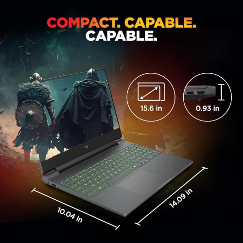HP Victus 15 Smartchoice, Intel Core i5-14500HX, 6GB RTX 3050, 12GB DDR5(Upgradeable) 512GB SSD, FHD, 144Hz, 300nits,15.6''/39.6cm, Win11,Office24, Mica Silver, 2.3kg, fa2627/2624TX, RGB Gaming Laptop