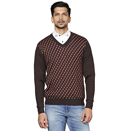 Raymond Dark Brown Sweater (Size: 42)-RMWX01112-O7