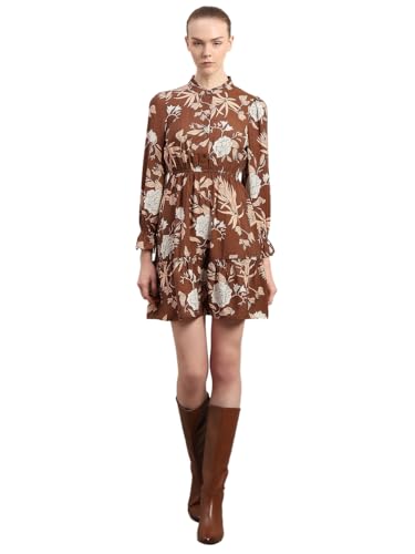 VERO MODA Women A-Line Brown Dress