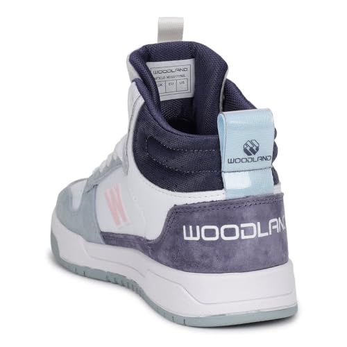 Woodland Women White/Purple Sneakers