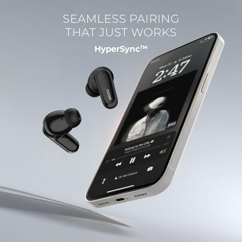 Noise Newly Launch Buds Play Truly Wireless Earbuds with 40H of Playtime, Quad Mic with ENC, Low Latency for Gaming (Up to 50 Ms), 13mm Driver, BT V6.0(Blush Pink)