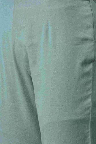 W Cotton Blend Strechable Slim Pants for Women | Cotton Blend Slim Pants for Women | Trousers for Women | W for Woman