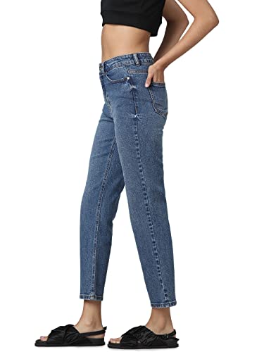 ONLY Straight Fit Jeans(263596301_Medium Blue Denim_29)